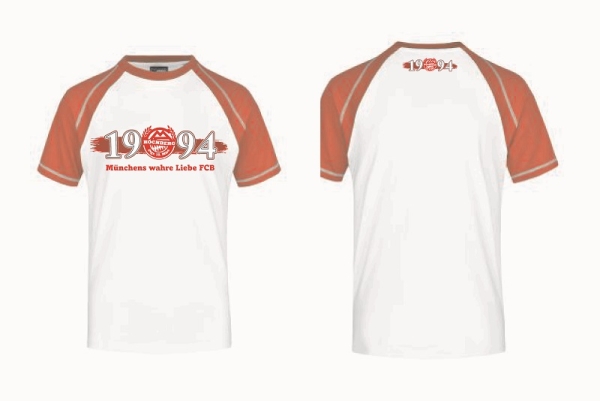 HÖ ´1994 T-shirt, weiß-rot, inkl. Druck